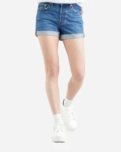 501 ROLLED SHORT DENIM W