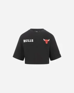 CROP BIG LOGO RETRO CHICAGO BULLS W