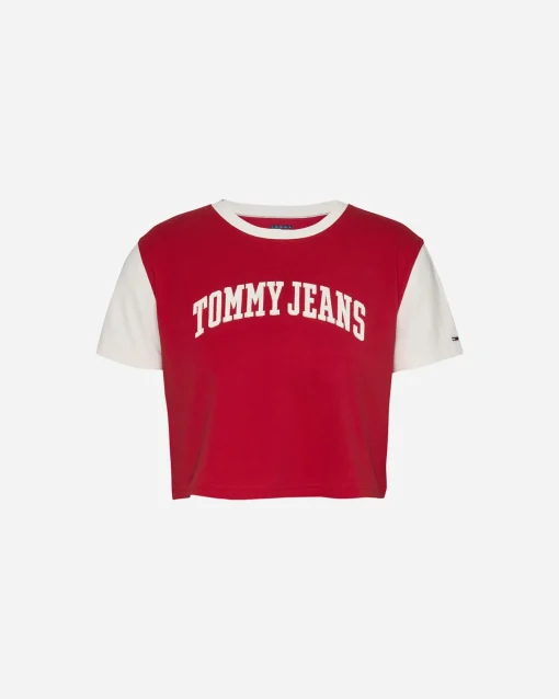 CROP RAGLAN VARSITY W