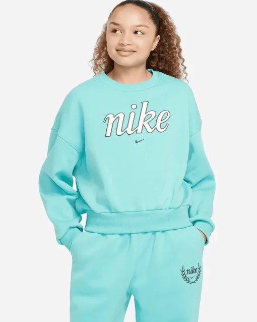 CROP VARSITY LOGO JR
