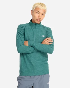 SPACE DYE 1/4 ZIP M