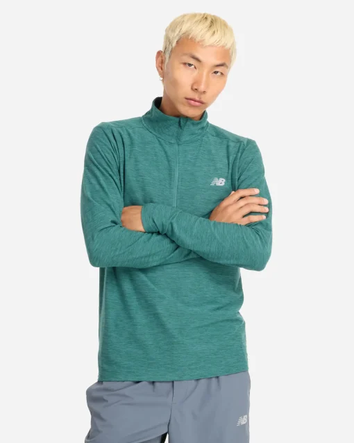 SPACE DYE 1/4 ZIP M