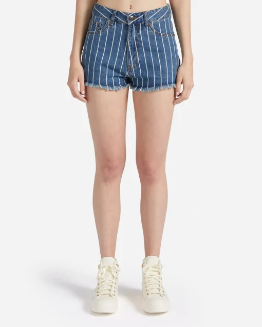 STRIPE DENIM W